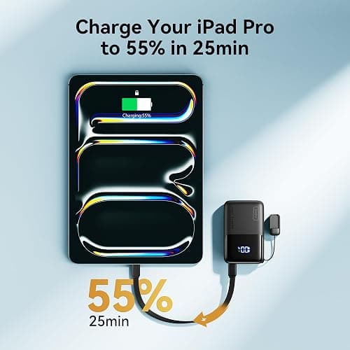 INIU Mini Portable Charger, Small 45W PD Power Bank, 10000mAh USB C in&Out Fast Charging Pocket Size Battery Pack, Travel Essentials Powerbank for iPhone 17 16 15 14 Pro Air, Xiaomi, Samsung S24 etc thumbnail 4