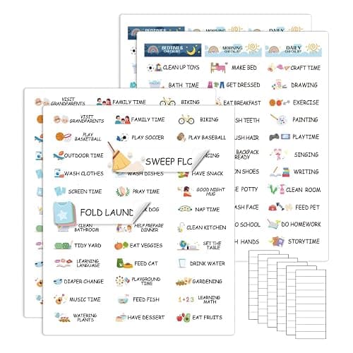 Routine Stickers Chore Stickers for Kids Chore Chart Routine Chart Reward Chart - Image 1