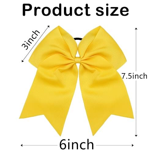 Yxiang 20Pcs Large Cheer Bows for Girls Ponytail Holder for Cheerleading thumbnail 2