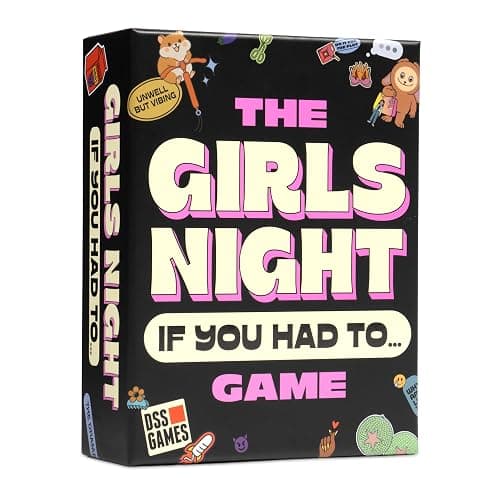 The Girls Night If You Had To… Game [Funny Would You Rather Cards for Women | Perfect for Bachelorette Parties, Birthdays, Gifts for Best Friend, Girls Trips | Adult Party Game for Ages 17+] - Image 1