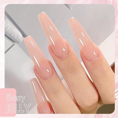 Beautpal Nude Gel Polish Set, 6pcs Jelly Gel Polish Nude Pink Neutral Color Translucent Gel Nail Kits for Salon Gel Manicure and Nail Art DIY at Home 8ml J05 thumbnail 3