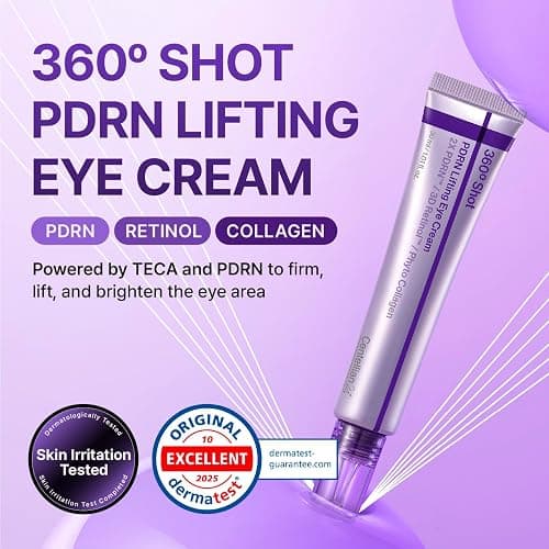 CENTELLIAN 24 360º Shot PDRN Eye Cream - TECA, Retinol and Collagen | Targets Wrinkles, Crow's Feet, Dark Circles, Puffiness and Bags for a Smoother, Refreshed-Looking Contour, 1.01 fl oz thumbnail 2