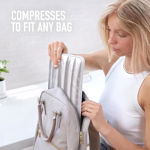 VANDEL - The Original Puffy Laptop Sleeve 13-14 Inch. White Laptop Sleeve for Women. Carrying Case Cover MacBook Pro 14 in, MacBook Air 13 Inch, iPad Pro 12.9, Dell, Asus, HP thumbnail 5
