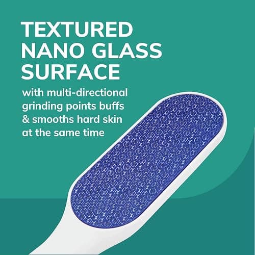 Dr. Scholl's Hard Skin Remover Nano Glass Foot File - Foot Callus Remover, Durable Foot Scrubber, Dead Skin Remover, Hygienic Pedicure Tool, Long Lasting Foot Buffer, Soft Smooth Feet thumbnail 2