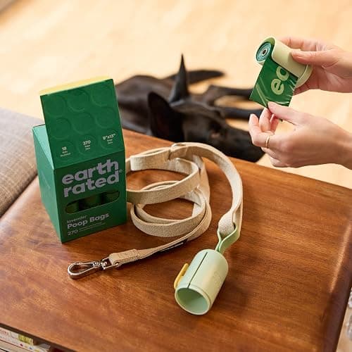 Earth Rated Dog Poop Bags on Refill Rolls, 270 Bags, Lavender | Guaranteed Leak Proof and Extra Thick Waste Bag Refill Rolls thumbnail 2