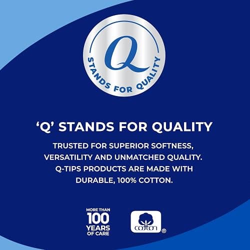 Q-tips Cotton Swabs, 500 Count (Pack of 2) thumbnail 4