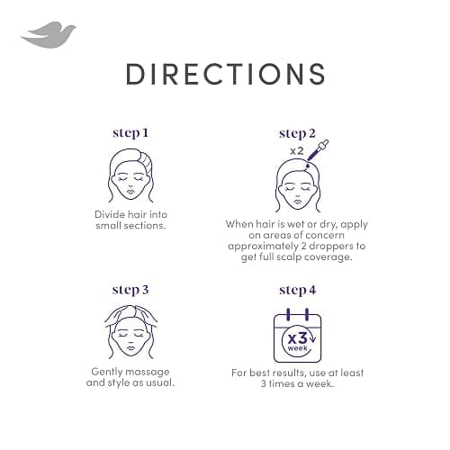 Dove Density Boost Scalp + Hair Therapy for Fullness Restore & Visible Hair Fullness, with Clinically Proven Skin Care Actives, 2 oz thumbnail 3