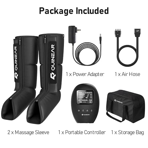 Leg Recovery System for Athletes, Air Compression Recovery Boots Massager for Circulation and Pain Relief - 9 Intensities 60-140 mmHg - FSA-HSA Eligible thumbnail 7