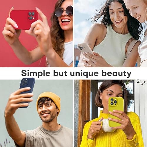 LOVE 3000 Designed for iPhone 15 Pro Max Case, Premium Silicone with [Soft Anti-Scratch Microfiber Lining] Shockproof Protective Phone Case for Men Women Girls 6.7", Navy Blue thumbnail 2