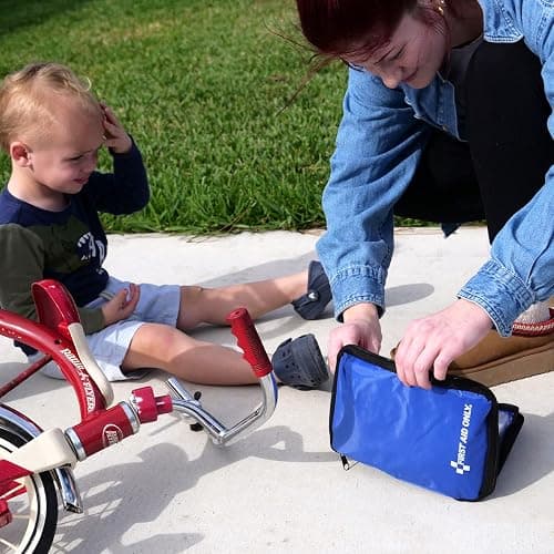 First Aid Only 298 Piece All-Purpose Emergency First Aid Kit for Home, Office, Car, Apartment, Dorm, and Camping, Travel-Friendly Compact Pouch Fits in Backpacks, Suitcases, Cabinets, and Drawers thumbnail 7