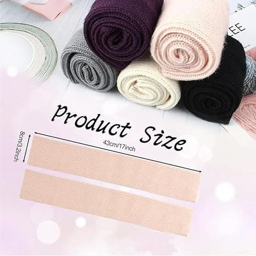 YUANQIAN Women Winter Extra Soft Long Legwarmer Warmer Knitted Stirrup Leg Warmers for Yoga Ballet Dance thumbnail 4