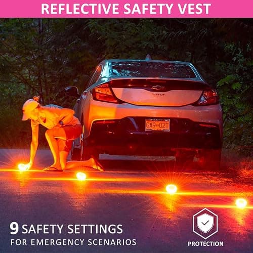 HLWDFLZ Car Emergency Kit with Portable Air Compressor - Roadside Emergency Kit for Vehicles, Winter Car Safety Roadside Assist Kit, Emergency Car Kit for Teen Girl and Ladies L-77 thumbnail 4