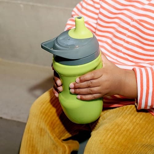 Tommee Tippee Insulated Sportee Bottle, 9oz, 12+ Months, Trainer Sippy Cup for Toddlers, Spill-Proof, Easy to Hold Handle, Pink & Mint, Pack of 2 thumbnail 3