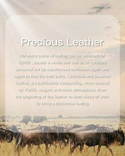 YSAGi Genuine Leather Desk Mat, 35.4"X17" Office Desk Pad, Thick Premium Table Pad with Stitched Line, Non-Slip Laptop Writing Pad with Rubber Base (Dark Brown, 35.4"x17") thumbnail 8