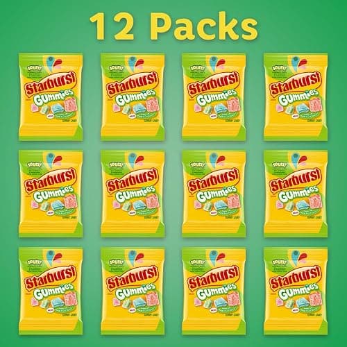 STARBURST Gummies Sours, Candy Gummy Snacks, Sour Candy, 5 oz Bag | STARBURST Gummies Sours gummy candy, sour candy for snacking, sharing, pantry, office, on the go, sweet treat, gummy snacks thumbnail 4
