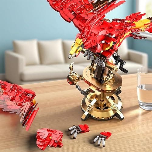 APAWR 938 Pieces Phoenix Building Set, Magic Potter Phoenix Collection Model for Adults,Ideas HP Building Toy thumbnail 4