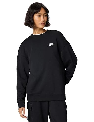 Nike Women's Sportswear Club Fleece Loose Crew-Neck Sweatshirt - Image 1