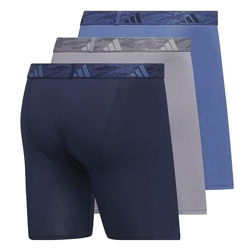 adidas Men's Microfiber Boxer Briefs Underwear (Multipack) Athletic Stretch-Fit thumbnail 6