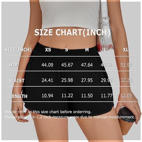 NEXSONIC Athletic Shorts for Women Hight Waisted Ruched Side Running Shorts with Liner for Workout Gym Tennis Active thumbnail 6