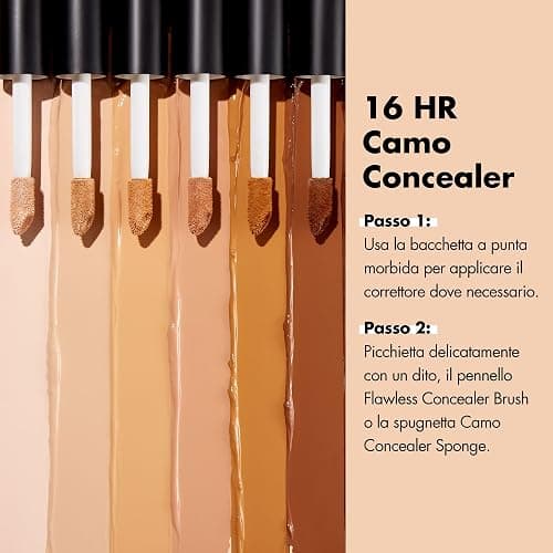 e.l.f. 16HR Camo Concealer, Full Coverage, Matte Finish Under-Eye & Blemish Corrector, Hydrating Formula, 16-Hour Crease-Resistant Wear, Medium Beige thumbnail 3