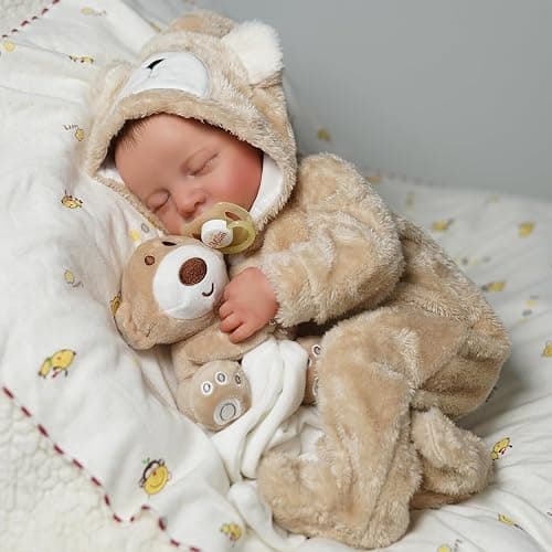 BABESIDE Lifelike Reborn Baby Dolls Boy - 17-Inch Baby Soft Body Realistic-Newborn Baby Doll Silicone Full Body Vinyl Real Life Baby Dolls with Toy Accessories thumbnail 4