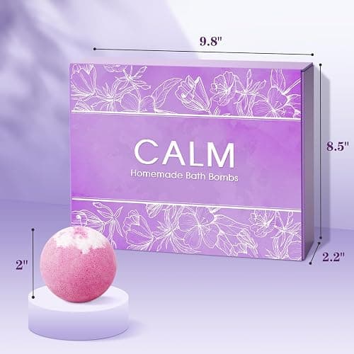 CalmNFiz 20PCS Bath Bombs for Women Presents Set Natural Wonderful Fizz Effect Bath Bomb with Shea Butter & Essential Oils, Bubble Bath Mothers Day Presents for Mom, Wife, Girlfriend thumbnail 3