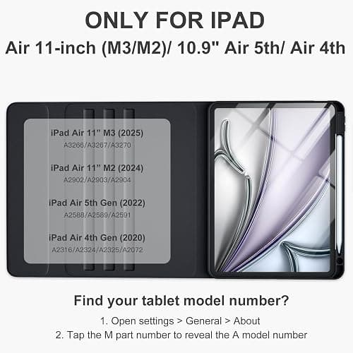 IPad Keyboard Case with Pencil Holder and Keyboard thumbnail 2