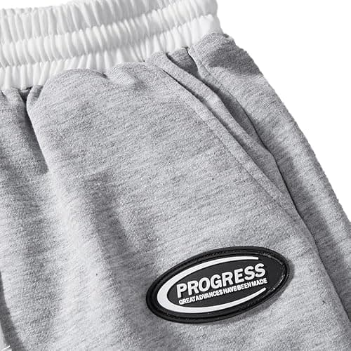 Nivne Tco 2pcs Tween Girls Pants Set Letter Embroidery Seal Details Casual Drawstring Waist Wide Leg Sweatpants thumbnail 4