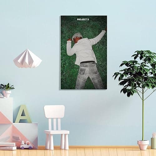 Ken Carson - Project X Posters & Prints on Canvas Wall Art Poster for Room Decor Frame:12x18inch(30x45cm) thumbnail 4