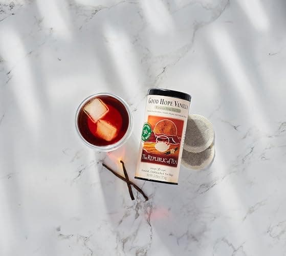 The Republic of Tea - Good Hope Vanilla Herbal Red Tea, Naturally Caffeine-Free African Rooibus - 36 Tea Bags thumbnail 3
