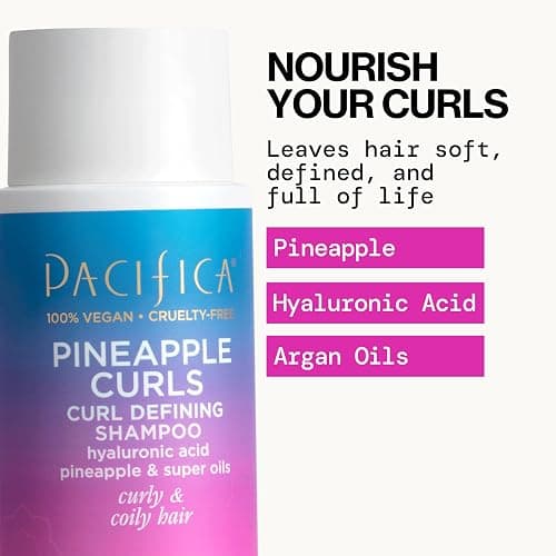 Pacifica Beauty Pineapple Curls 3-Step Hair Care Kit: Curl Defining Shampoo + Conditioner + Pineapple Swirl Curl Cream – Enhances Curls, Reduces Frizz, Vegan & Silicone-Free thumbnail 3