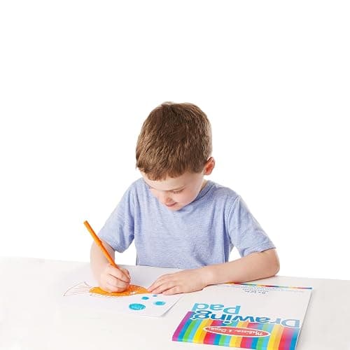 Melissa & Doug Drawing Paper, Sketch Pad, 3-Pack Bundle for Coloring, Writing or Painting (9 x 12 inches) - 50 Sheets Each, Kids Drawing Pad & Art Supplies for Kids Ages 3+ - FSC Certified | 3 Drawing Pads, 150 Sheets, Heavyweight Bond Paper, White, Sketching and Painting, Premium Art Supplies for Kids, Ages 3+ thumbnail 9