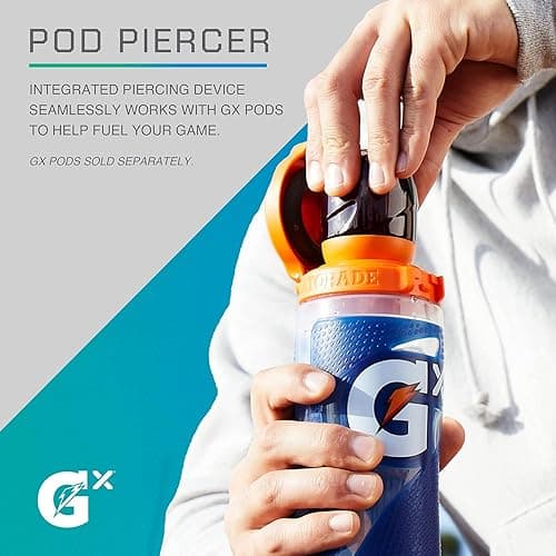 Gatorade Gx Plastic Squeeze Bottle, Light Blue, 30oz - Light Blue - 30oz - Bottle thumbnail 3