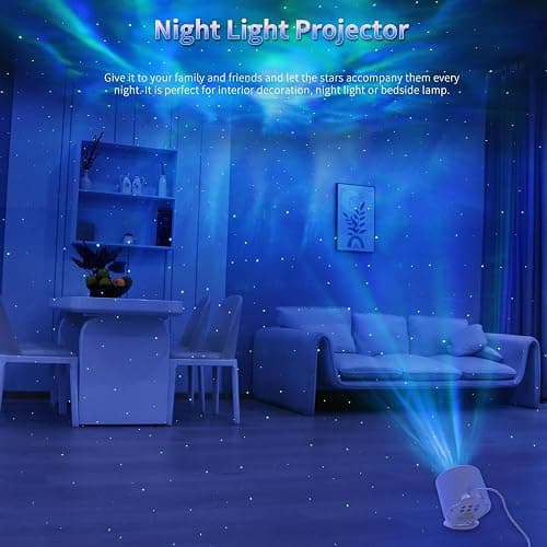 Star Projector, Galaxy Projector, Remote Control & Timer Galaxy Light, LED Nebula Night Light Projector for Adults Bedroom Decoration, Party, Birthday, Christmas,Valentine's Day,Room Decor thumbnail 6