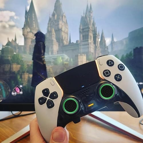 8 Pcs Thumb Grips Silicone Cover Protection Attachments Game Controllers, Convex and Concave-Raised Dots & Studded Design thumbnail 3