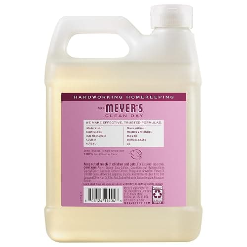 MRS. MEYER'S CLEAN DAY Hand Soap Refill, Peony Scent, 33 Fl Oz Bottle thumbnail 2