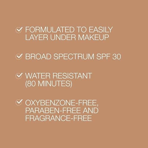Neutrogena Purescreen+ Tinted Sunscreen for Face with SPF 30, Broad Spectrum Mineral Sunscreen with Zinc Oxide and Vitamin E, Water Resistant, Fragrance Free, Medium, 1.1 fl oz thumbnail 4