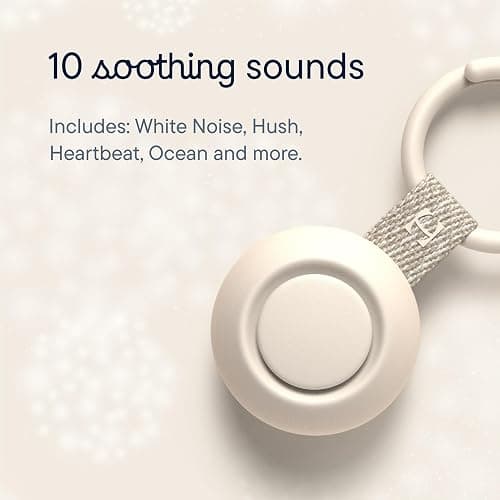 Hatch Rest Go | Portable Sound Machine for Babies & Kids | Sleep Soother Machine with 10 Calming Sleep Sounds | Rechargeable Travel Baby Sound Machine for Travel | Putty thumbnail 6