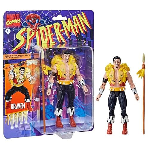 Hasbro Figure Kraven Spiderman Marvel Comics 15cm - Image 1