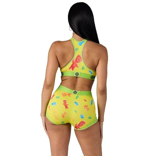 PSD Underwear Womens Sports Bra - Care Bears, Medium Support Sports Bras for Women, Womens Racerback Sports Bras thumbnail 4