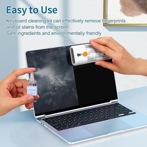 Keyboard Cleaner Laptop Cleaning Kit - All in One Computer Tech Cleaning Brush, Multi-Function Pc Accessories with Airpod Cleaning Kit, Electronic Laptop Screen Cleaner for MacBook, iPhone, Gaming thumbnail 2