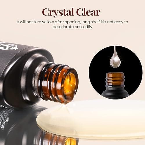 Beetles Matte Gel Top Coat for Gel Nail Polish, 7.5ML Chrome Proof Matte Top Coat No Wipe Powder-Resist Matte Finish for Detail Chrome Nail Powder Painting Long Lasting UV Nail Art thumbnail 6