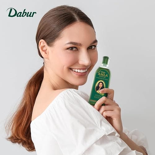 Dabur Amla Hair Oil – Nourishing Herbal Oil with Pure Amla and Botanical Extracts for Healthy, Moisturized Scalp, Strong, Shiny Hair – Ayurvedic Strengthen Roots for Men & Women – 300 ml thumbnail 7