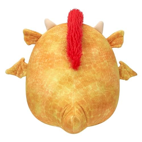 Squishmallows Original 12-Inch Dieric Yellow Dragon with Orange Mane - Official Jazwares Large Plush thumbnail 5