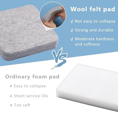 kdafio 74 Needle Felting Tools, Needle Felting Kit with Hand Carders Wooden Wool Carders Needle Felting with Needle Leather Finger Protector for DIY Felting Wool Projects thumbnail 4