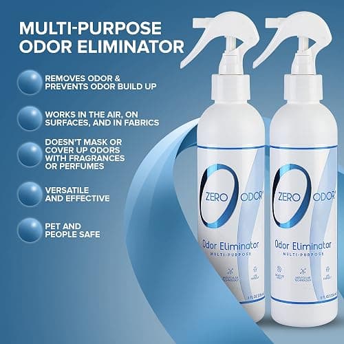Zero Odor - Multi-Purpose Strong Odor Eliminator for Home, Office, Car, Bathroom, Hotel, Room Deodorizer, and Odor Neutralizer, 8oz Two Pack thumbnail 5