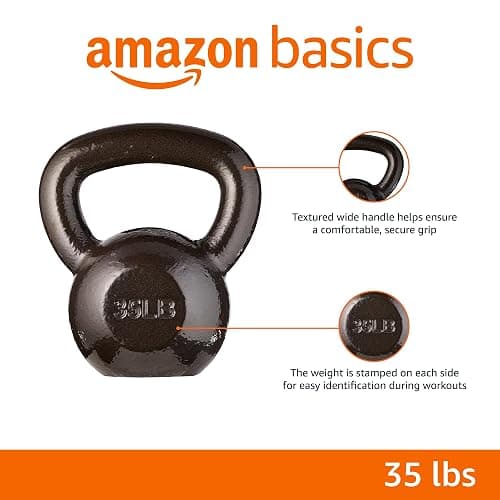 Amazon Basics Cast Iron Kettlebell thumbnail 2