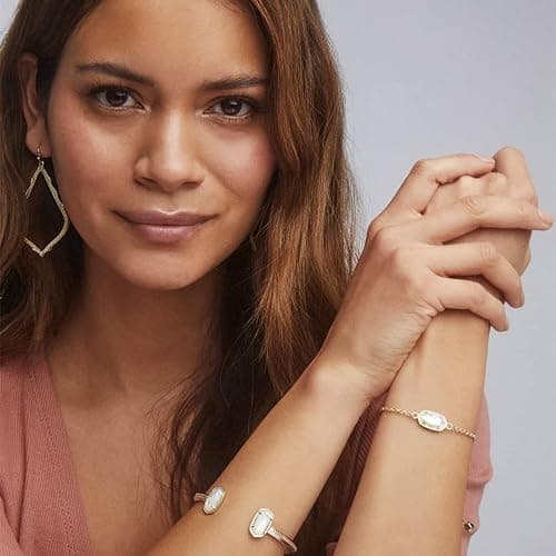 Kendra Scott Elaina Adjustable Chain Bracelet for Women, Fashion Jewelry, Gold-Plated thumbnail 2