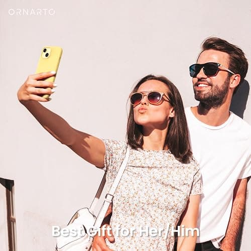ORNARTO Compatible with iPhone 15 Case 6.1, Slim Liquid Silicone 3 Layers Full Covered Soft Gel Rubber Phone Case, Anti-Scratch Shockproof Protective Cover 6.1 Inch, Butter Yellow thumbnail 6