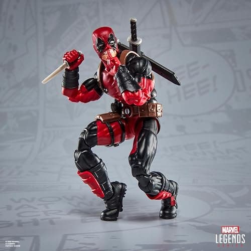 Marvel Legends Maximum Series Deadpool, Deluxe Deadpool Comics Collectible 6-Inch Action Figure with 24 Accessories Including X-Force’s Doop thumbnail 13